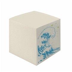 Cover Herlitz Notizklotz 9x9x9 cm 900 Blatt GREENline Welle