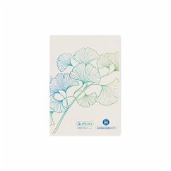 Cover Herlitz Notizheft A6 32Blatt liniert Motiv GREENline Ginkgo
