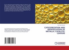 CATEGORIZATION AND IDENTIFICATION OF METALLIC CATALYTIC CENTERS - Kiremire, Prof. Enos