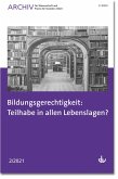 Bildungsgerechtigkeit: Teilhabe in allen Lebenslagen? (eBook, PDF)