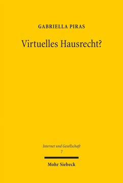 Virtuelles Hausrecht? (eBook, PDF) - Piras, Gabriella