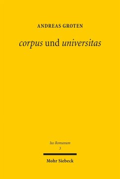 corpus und universitas (eBook, PDF) - Groten, Andreas