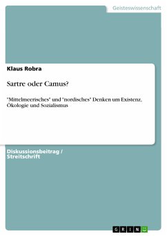 Sartre oder Camus? (eBook, PDF) - Robra, Klaus