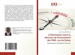 L'information dans la décision de financement des PME: cas de Daloa - BOHOULAYE, Franck Arnaud