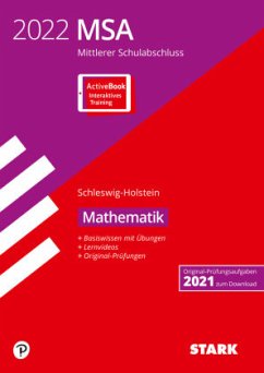 Cover STARK Original-Prüfungen und Training MSA 2022 - Mathematik - Schleswig-Holstein