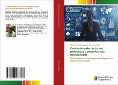 Conhecimento tácito em processos decisórios não-estruturados