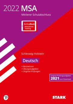 Cover STARK Original-Prüfungen und Training MSA 2022 - Deutsch - Schleswig-Holstein