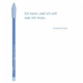 Bleistift hellblau, Immanuel Kant