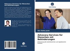 Advocacy-Services für Menschen mit Behinderungen - Joshi, Dev Datta