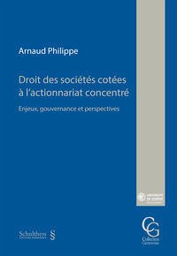 Droit des sociétés cotées à l'actionnariat concentré