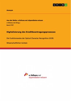 Digitalisierung des Kreditbeantragungsprozesses (eBook, PDF)