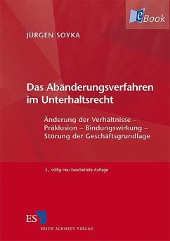 Das Abänderungsverfahren im Unterhaltsrecht (eBook, PDF) - Soyka, Jürgen