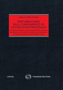 Perturbaciones en el cumplimiento de los negocios procesales (eBook, ePUB) - Costa e Silva, Paula