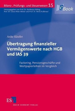 Übertragung finanzieller Vermögenswerte nach HGB und IAS 39 (eBook, PDF) - Käufer, Anke