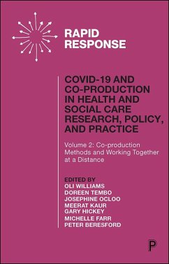 COVID-19 and Co-production in Health and Social Care Research, Policy, and Practice (eBook, ePUB)