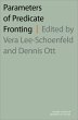 Parameters of Predicate Fronting... - Bild 1