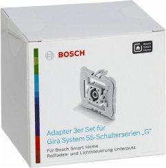 Bosch Smart Home Adapter 3er Set Schalter Gira 55 G