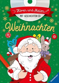 Hören und Malen: Weihnachten (mit CD) (Mängelexemplar) - Schöning, Sabine