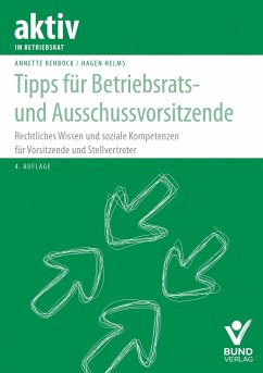 Tipps für Betriebsrats- und Ausschussvorsitzende - Rehbock, Annette;Helms, Hagen