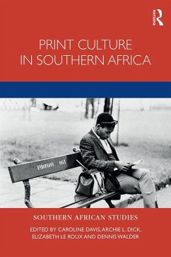 Cover Print Culture in Southern Africa (eBook, ePUB)
