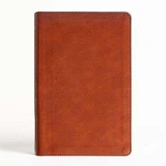 NASB Large Print Personal Size Reference Bible, Burnt Sienna Leathertouch - Holman Bible Publishers