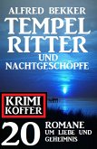 Tempelritter und Nachtgeschöpfe: 20 Mystery Thriller um Liebe und Geheimnis: Krimi Koffer (eBook, ePUB)