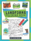 Landforms Coloring Book With Definitions Included: Teach Kids About Geography The Fun Way With Over 30 Landforms (And Biomes) To Color In. A Great Geo