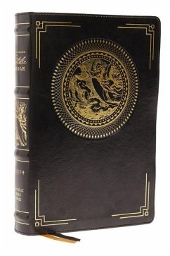 NRSVCE, Illustrated Catholic Bible, Leathersoft, Black, Comfort Print - Catholic Bible Press