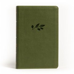 NASB Large Print Personal Size Reference Bible, Olive Leathertouch - Holman Bible Publishers
