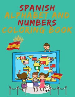 Spanish Alphabet and Numbers Coloring Book.Stunning Educational Book.Contains coloring pages with letters,objects and words starting with each letters of the alphabet and numbers. - Publishing, Cristie