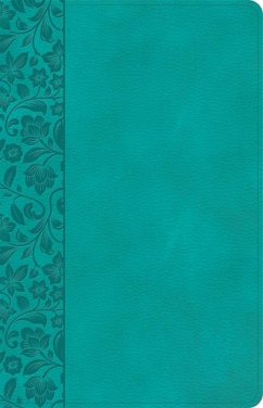 NASB Large Print Personal Size Reference Bible, Teal Leathertouch, Indexed - Holman Bible Publishers