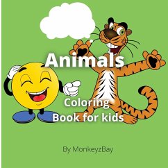 Animals Coloring Book for Kids - Monkeyzbay
