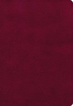 NASB Super Giant Print Reference Bible, Burgundy Leathertouch, Indexed - Holman Bible Publishers