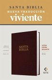 Santa Biblia Ntv, Letra Súper Gigante (Tapa Dura, Vino Tinto, Índice, Letra Roja)