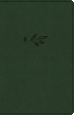 NASB Large Print Personal Size Reference Bible, Olive Leathertouch, Indexed - Holman Bible Publishers