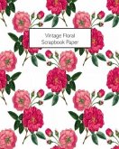 Vintage Floral Scrapbook Paper