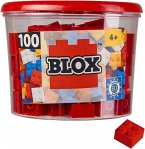 Simba 104114111 - Blox, 100 rote Bausteine