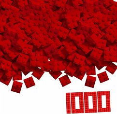Cover Simba 104114117 - Blox, 1000 rote 4er Steine lose, Bausteine