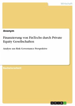 Finanzierung von FinTechs durch Private Equity Gesellschaften (eBook, PDF)