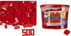 Simba 104118922 - Blox, 500 rote 8er Bausteine