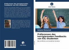 Präferenzen des korrigierenden Feedbacks von ESL-Studenten - Mohamed, Rehana