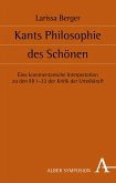 Kants Philosophie des Schönen (eBook, PDF)