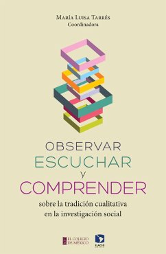 Observar, escuchar y comprender sobre la tradición cualitativa en la investigación social (eBook, ePUB) - Tarrés, María Luisa; Peña Zepeda, Jorge; Gonzáles, Osmar; Ramírez Plascencia, Jorge; Vela Peón, Fortino; Sánchez Serrano, Rolando; García Reséndiz, Ramón; Wiesner Rojas, Martha Luz; Margel, Géyser; León Bobes, Velia Cecilia; Gundermann Kröll, Hans; Velasco Ortiz, Laura