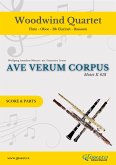 Woodwind Quartet "Ave Verum Corpus" by Mozart (score & parts) (fixed-layout eBook, ePUB)