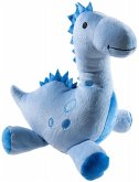 Heunec 457362 - Dinosaurier, blau, liegend, Stofftier, Plüschtier, 25 cm