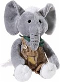 Heunec 335271 - Elefant, Latzhosen Gang, Stofftier, Plüschtier, 35cm