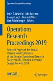 Operations Research Proceedings 2019 (eBook, PDF)