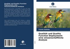 Qualität und Quality Function Deployment: eine wissenschaftliche Analyse - Galetto, Fausto