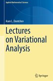 Lectures on Variational Analysis