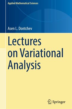 Lectures on Variational Analysis - Dontchev, Asen L.